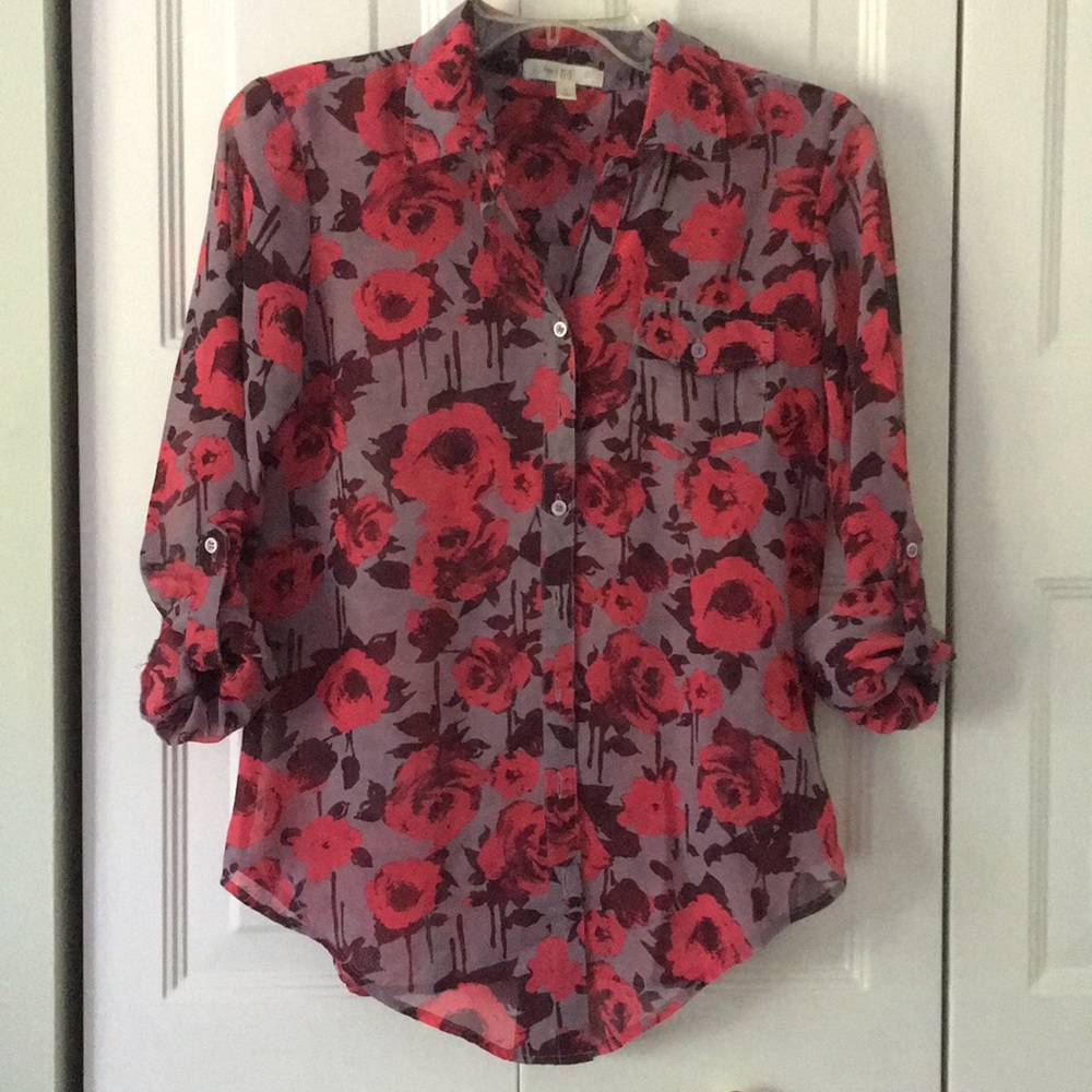 Semi-sheer Blouse